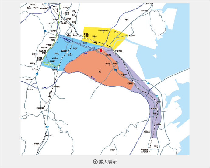 小倉南校バスコース