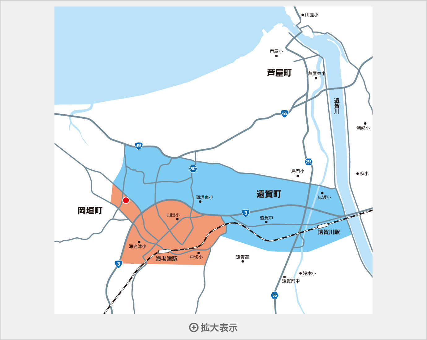 岡垣校バスコース